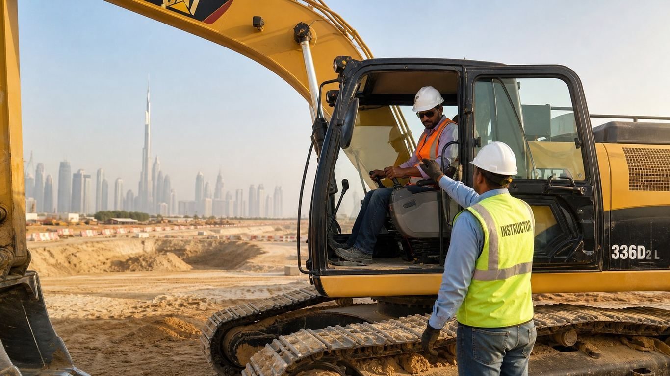 Excavator operator course UAE guide