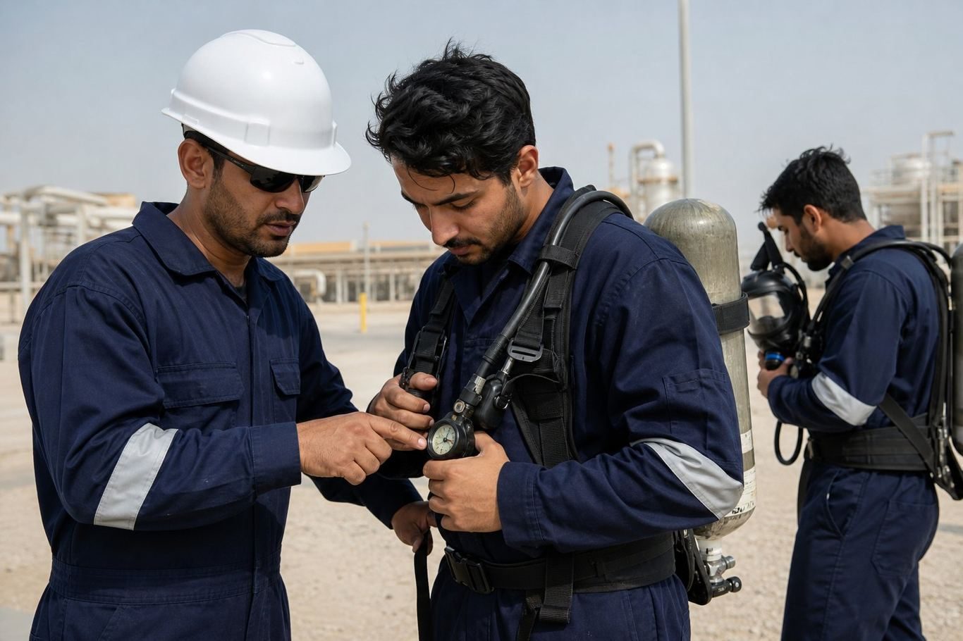 آموزش دستگاه تنفس SCBA
