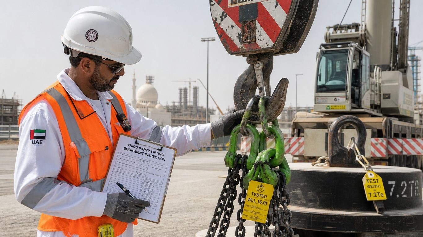 Lifting equipment inspection UAE guide